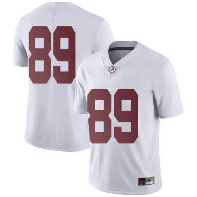 Men's Alabama Crimson Tide #89 Grant Krieger White Limited NCAA College Football Jersey 2403RXKV2